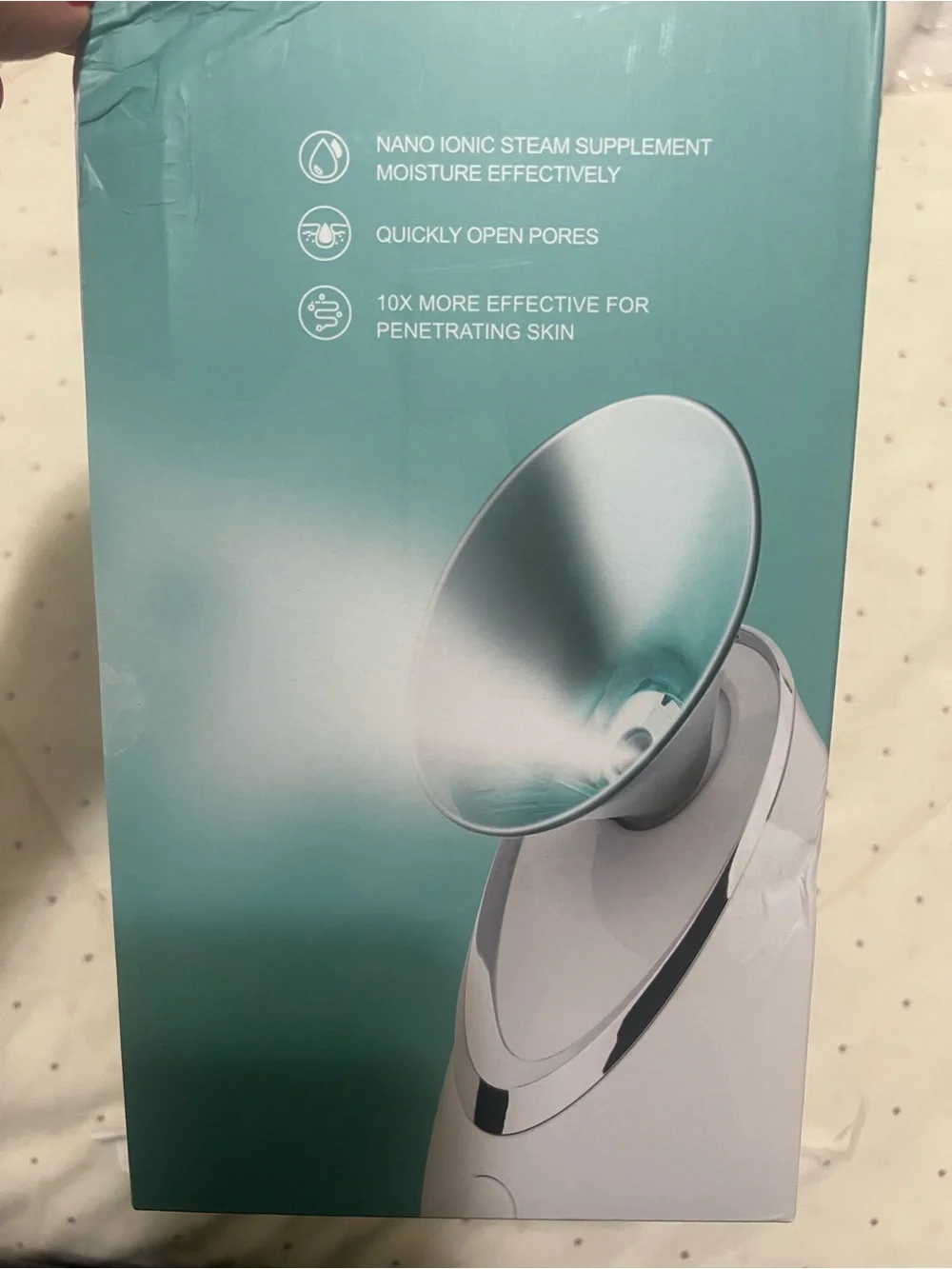 EZBASICS Ionic Facial Steamer - Light Blue